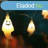 Halloween-i LED-es fnyfzr - szellem - 10 LED - 2 x AA - 1