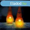 Halloween-i LED-es man - poliszter - 20 cm - 2 fle