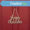 Karcsonyi dekorci - "Merry Christmas" felirat -
