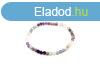 Mix zld lila fazettlt goly karkt 4mm