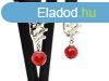 Flbeval fazettlt goly karneol hullm zras 8mm