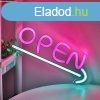 Nyitva LED-es Neonreklm