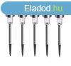 Livarno Home LED Lights - 5 darabos inox - hidegfehr napele