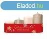 Gyertya adventi lpcss Glamours bzs 50x55/70/85/100mm