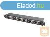 Lanberg Patch Panel 24 port 1U, cat. 6, shielded, black