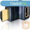ADA Delock 65072 HDMI apa > HDMI anya 90 felfel hajlto