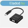 APPROX talakt - Type-C to VGA (1080P/60Hz) Fekete
