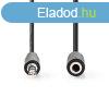 Nedis CAGL22050BK50 3,5mm jack hosszabt hbel, 3,5mm szter