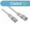 ROLINE Patch kbel, UTP, CAT5e, STP/FTP, 1m, szrke
