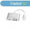 Astrum DA660 Type-C - HDMI + VGA 4K 30HZ 15cm adapter ezst