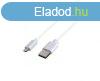 Utngyrtott USB - MicroUSB fehr adatkbel 1m