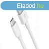Utngyrtott fehr USB-A - Type-C adatkbel 1m