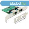 DELOCK PCI-E x1 Bvtkrtya > 2x RJ45 Gigabit LAN RTL811