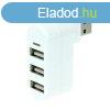 3 Portos USB 2.0 HUB forgathat fejjel #Fehr