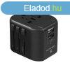 Volkano Universal Travel Charger Black