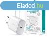 Devia ST383847 20W Type-C PD Wall Charger with Type-C/Lightn