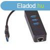 Akyga AK-AD-32 USB3.0 3-port + Ethernet Hub