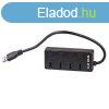 Akyga AK-AD-33 4-portos USB3.0 HUB Black