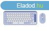 Logitech Pop Icon Wireless Keyboard Combo Lilac/Off White US