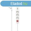 Hama Hlzati Eloszt Kapcsolval 3DIN 1,4m White