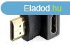 DeLock Adapter HDMI male > HDMI female 90 down