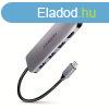 AXAGON HMC-HCR3A SuperSpeed USB-C COMBO 5in1 hub Grey