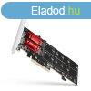 AXAGON PCEM2-ND PCIE 2X NVME M.2 Adapter