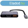 Canyon CNS-TDS4 3 Ports USB-C HUB Grey