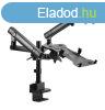 Gembird MA-DA3-02 Desk mounted adjustable monitor arm with n