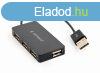 Gembird UHB-U2P4-04 4-port USB hub Black