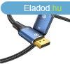 Vention DisplayPort/M (8K,HD, szvet, alu), 1,5m, kbel