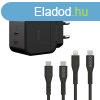 Bliszteres QDOS POWERCUBE TRIO 45W GaN fekete hlzati tlt