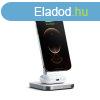 Satechi Aluminum 2-in-1 Magnetic Wireless Charging Stand Whi