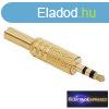 JACK dug Sztereo 3,5 mm Aranyozott Fm kivitel trsgtlva