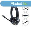 Conceptronic Fejhallgat - POLONA02BA (3.5mm Jack+eloszt, h