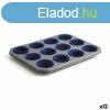 Muffin Stforma Quid Sweet Grey Fekete 36 x 17 x 3 cm (12 e