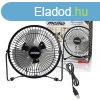 Asztali USB ventiltor, fekete - 15cm
