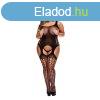 Baci Plus Size - neccel kombinlt szett - fekete (XL-XXL)