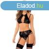 QUEEN LINGERIE ? ni melltart, harisnyatart s tanga szett