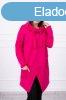Oversize ruha csomagolt stlusban modell 0017 fukszia szn
