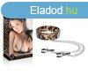  LEOPARD FRENZY COLLAR WITH NIPPLE CLAMPS 