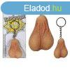  Metal key chain Testicle 