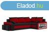 Elgon kinyithat sarokkanap polccal s 2 db puffal, PRO sz