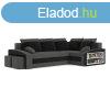 Elgon kinyithat sarokkanap polccal s 2 db puffal, PRO sz