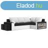 Motola kinyithat sarokkanap polccal s 2 db puffal, norml