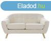 2 lses Kanap DKD Home Decor Krmszn Termszetes Gumifa M
