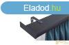 DecoLino Standard profil fekete - Design karnis szett oldalf