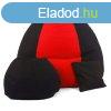 Fekete - Piros ALL IN Bicolor XXL Babzskfotel Garnitra
