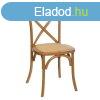 Vintage stlus tkezszk, rattan lrsszel, natr fa - BI