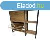 Loft fmvzas cipszekrny, tlgy